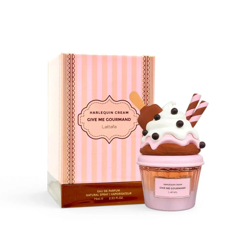 Lattafa Give Me Gourmand Harlequin Cream Eau de Parfum, zoete gourmand geur, foto 4 van 4