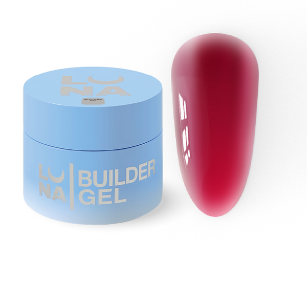 Lunamoon Glass Builder Gel Nr7, potje op witte achtergrond