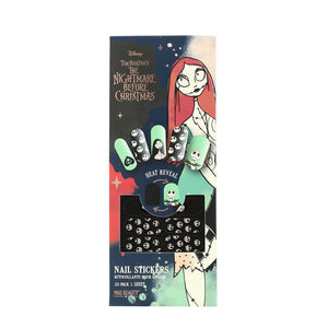 Nightmare Before Christmas Mystic Heat Reveal Nail Stickers