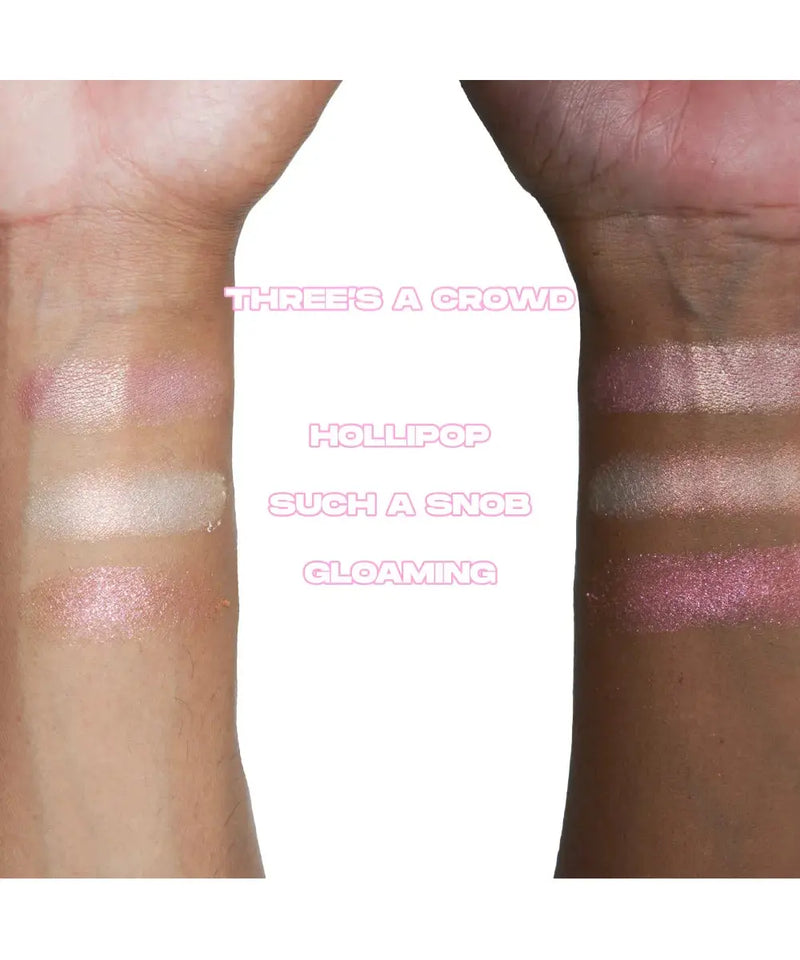Made By Mitchell Highlighter Palette Three's A Crowd
