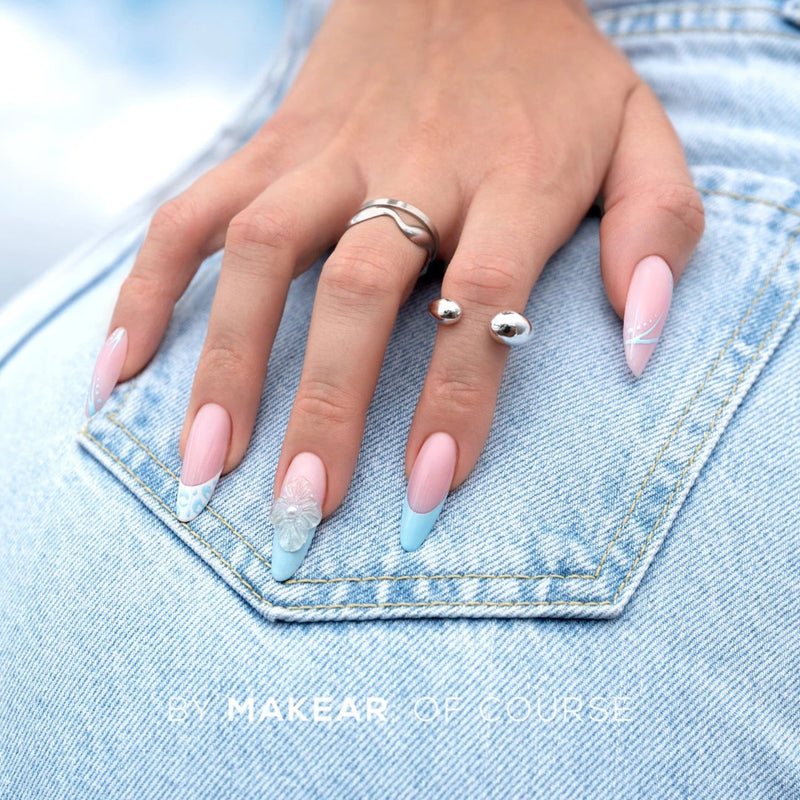 Makear French Manicure Gel Fg08 Baby Blue
