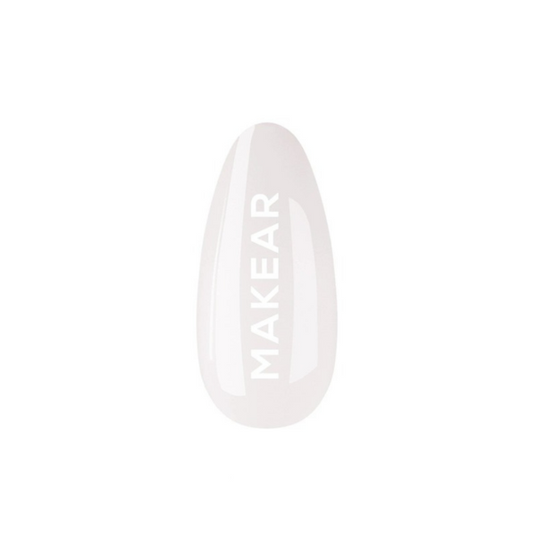 Makear UV Gel Polish 602, melkwitte, semi-transparante gellak voor een milky look
