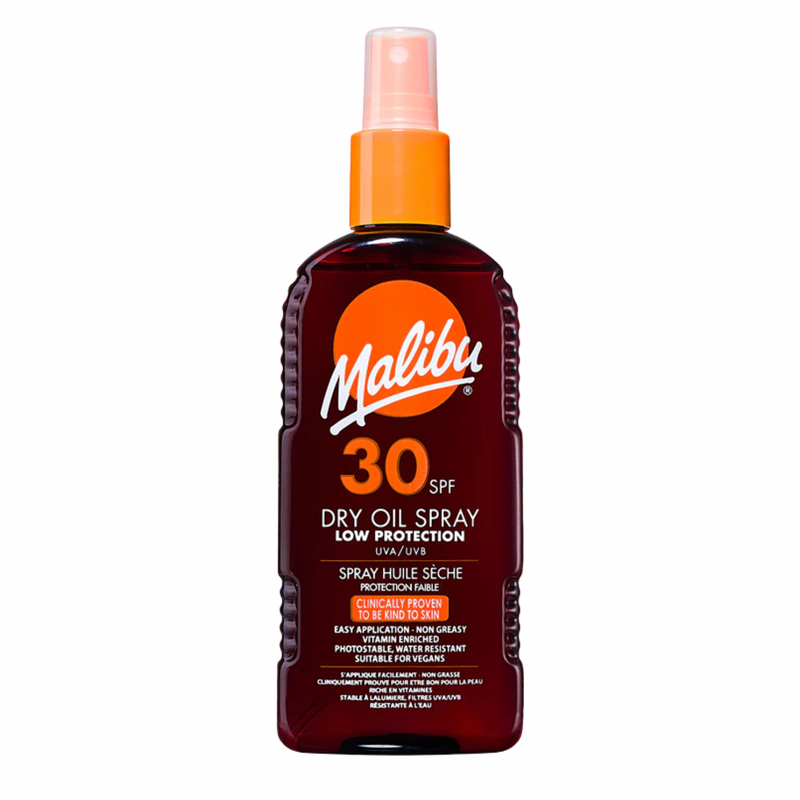 Malibu Suncare SPF 30 Dry Oil Spray 200 ml.