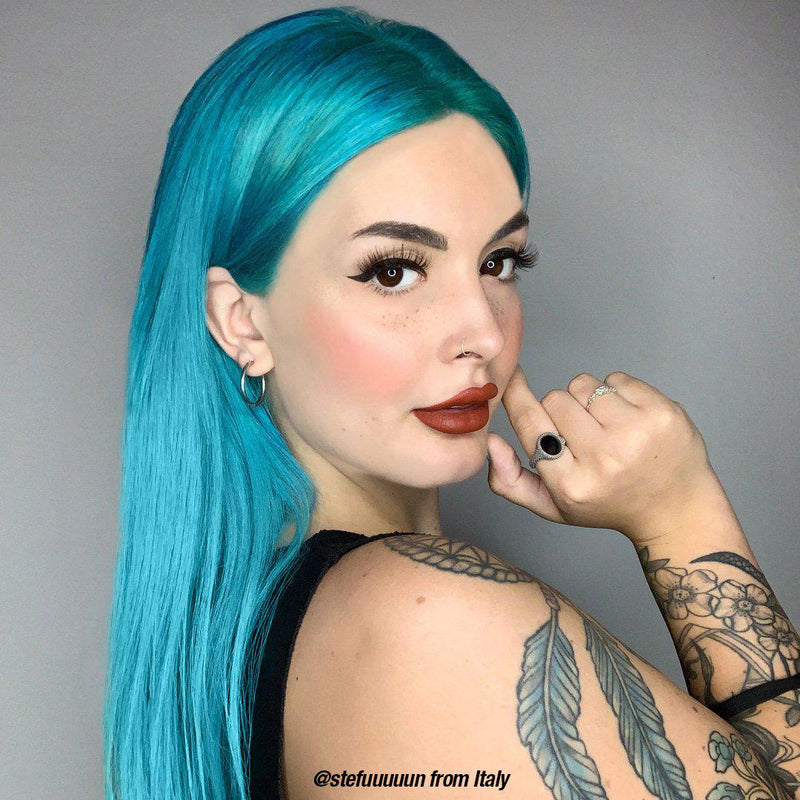 Manic Panic High Voltage Classic Cream Formula Atomic Turquoise, semi-permanente haarverf aquablauw, foto 3 van 6