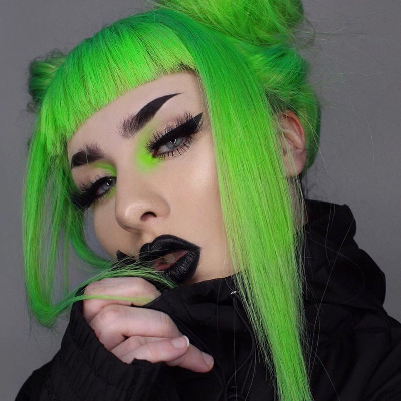 Manic Panic High Voltage Classic Cream Formula Electric Lizard, neon groene haarverf, foto 3 van 4