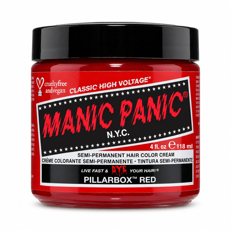 Manic Panic High Voltage Classic Cream Formula Pillarbox Red, semi-permanente haarverf