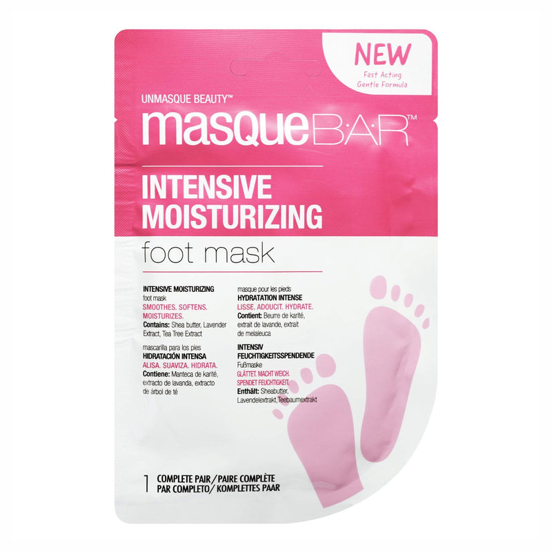Masque Bar Foot Mask Intensive Moisturizing, hydraterend voetmasker voor zijdezachte voeten