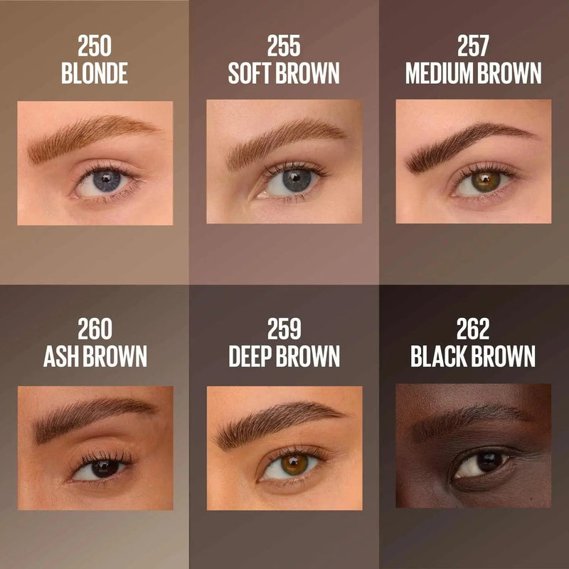 Maybelline Brow Insert 06 Black Brown wenkbrauwtool met pen en gel, foto 5 van 9