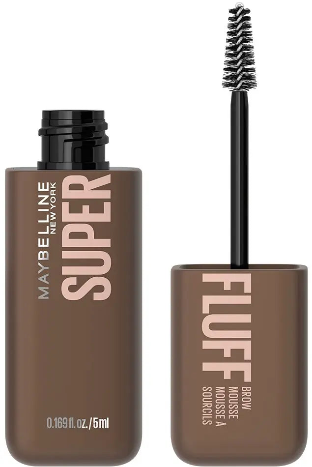 Maybelline Superfluff Brow Mousse 257 Medium Brown, wenkbrauwmousse voor volume en definitie