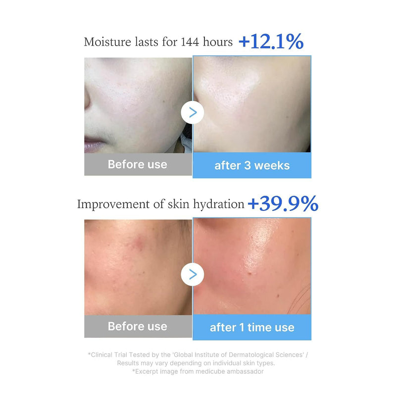 Medicube Hyaluronic Multi Peptide Serum, hydraterend gezichtsserum met hyaluronzuur en peptiden