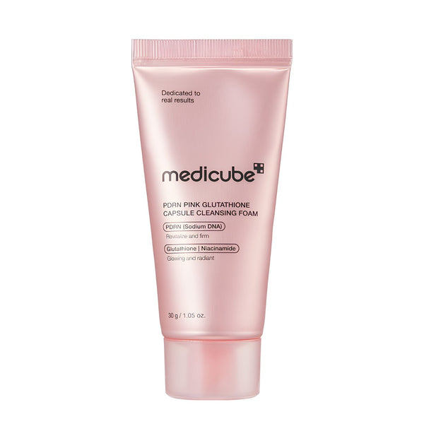 Medicube PDRN PINK Glutathione Capsule Cleansing FOAM, gezichtsreinigingsfoam voor een egale huid