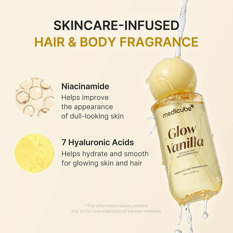 Medicube Vanilla HAIR BODY Fragrance MIST, mist voor haar en lichaam met vanillegeur, foto 3 van 6