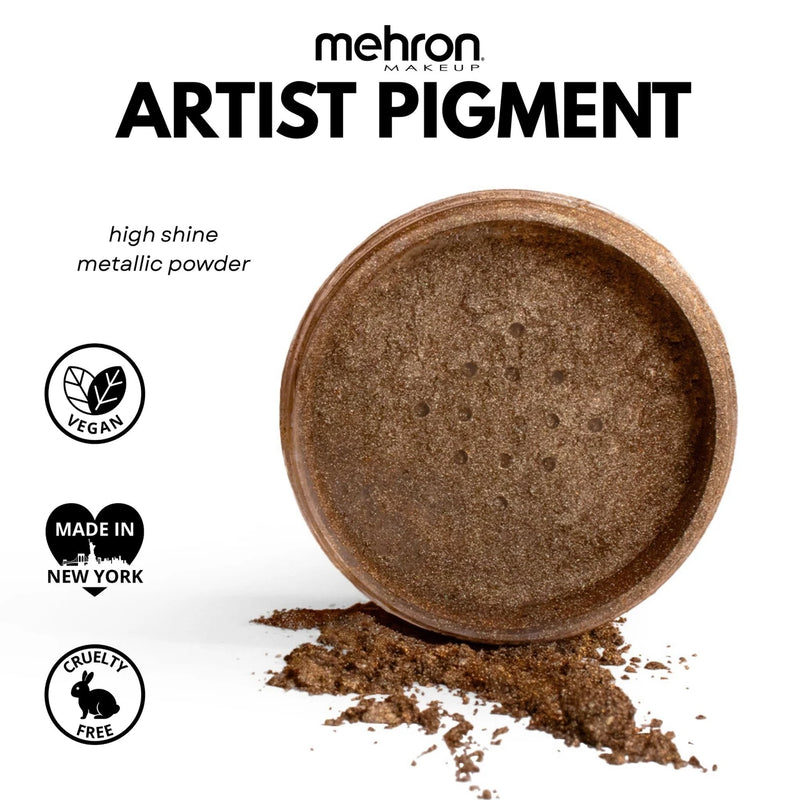 Mehron Makeup Artist Pigment Metallic Fx Bronze