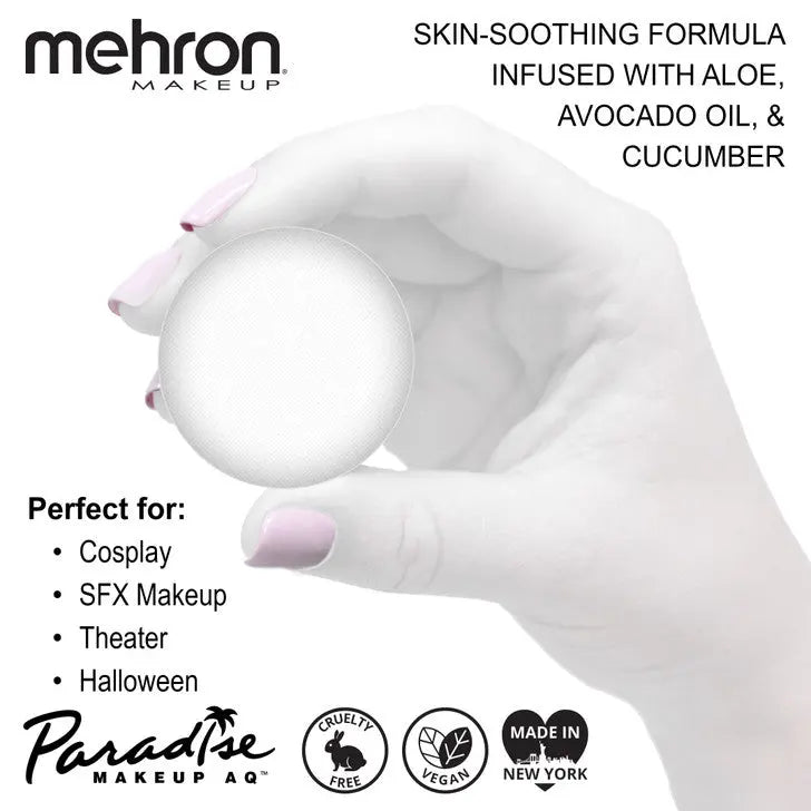 Mehron Makeup Paradise Makeup AQ White
