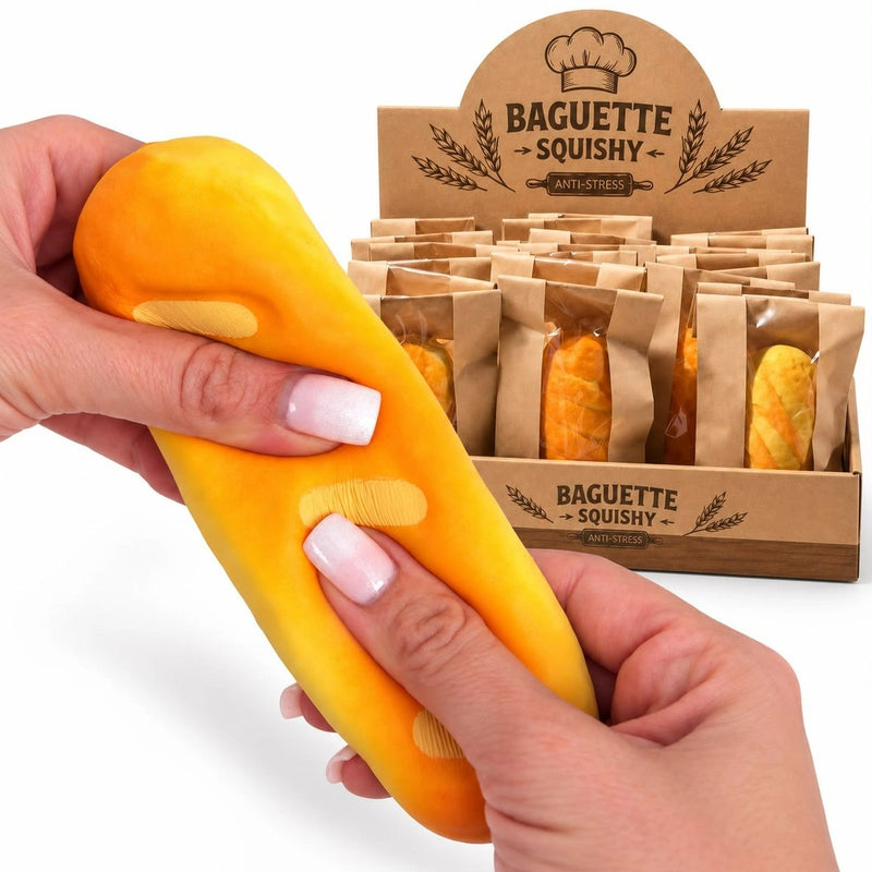 Squishy Mini Baguette Squishy with Warm Bread Scent, mini baguette squishy met broodgeur, foto 2 van 4