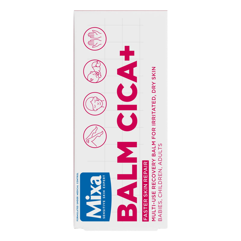 Mixa Balm Cica+ Multi Use Recovery Balm, multifunctionele herstelbalsem voor gezicht, lichaam en lippen