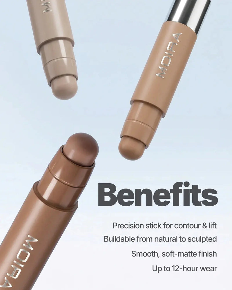 Moira Precision Sculpt Stick Bronzer & Contour 003 Warmth