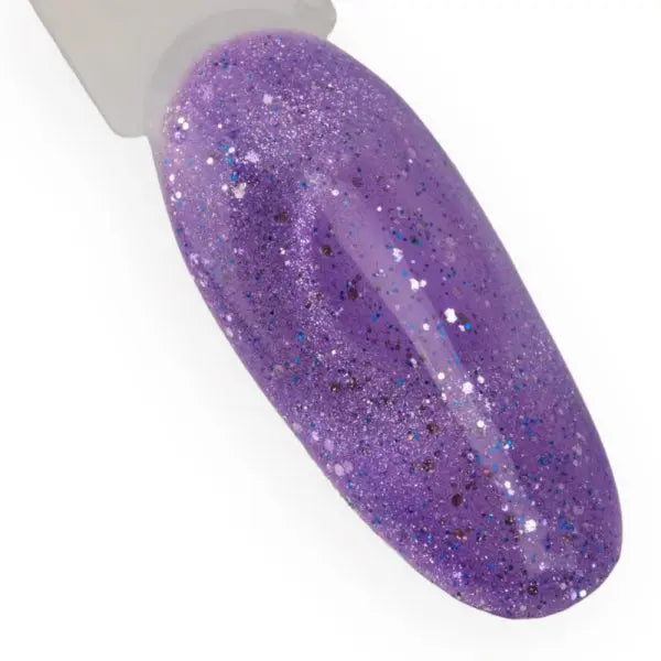 MollyLac Hybrid Gel Polish Cat Eye Foxy Eyes Purple Light