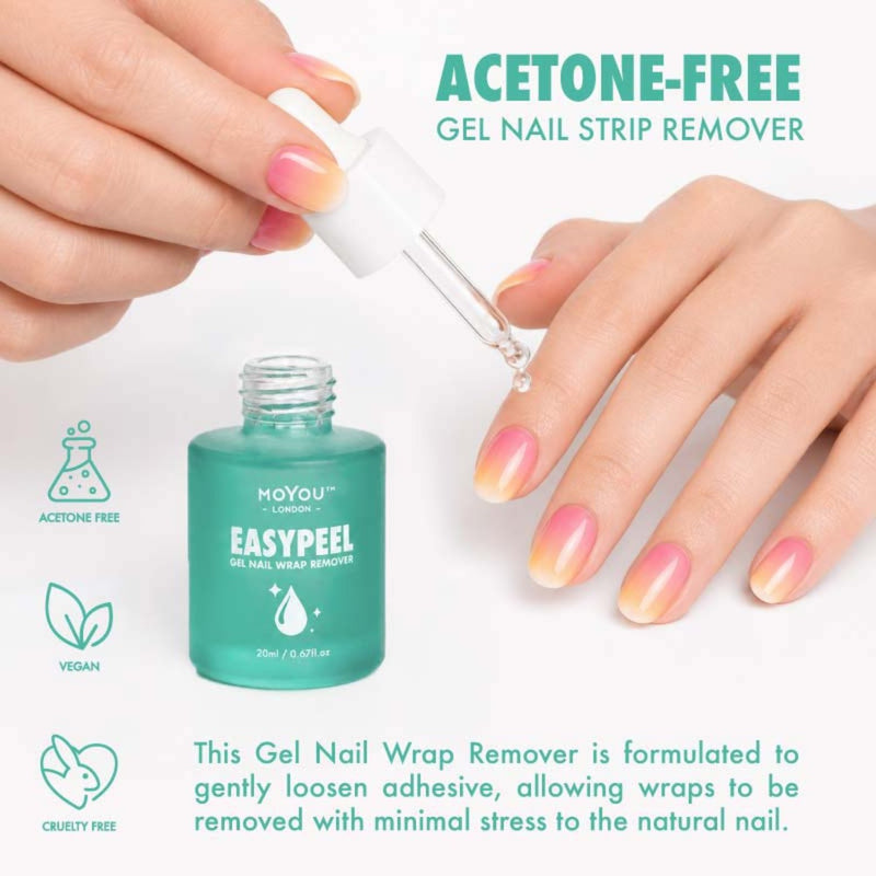 MoYou London Easypeel Gel Wrap Remover, remover voor gel nagelwraps
