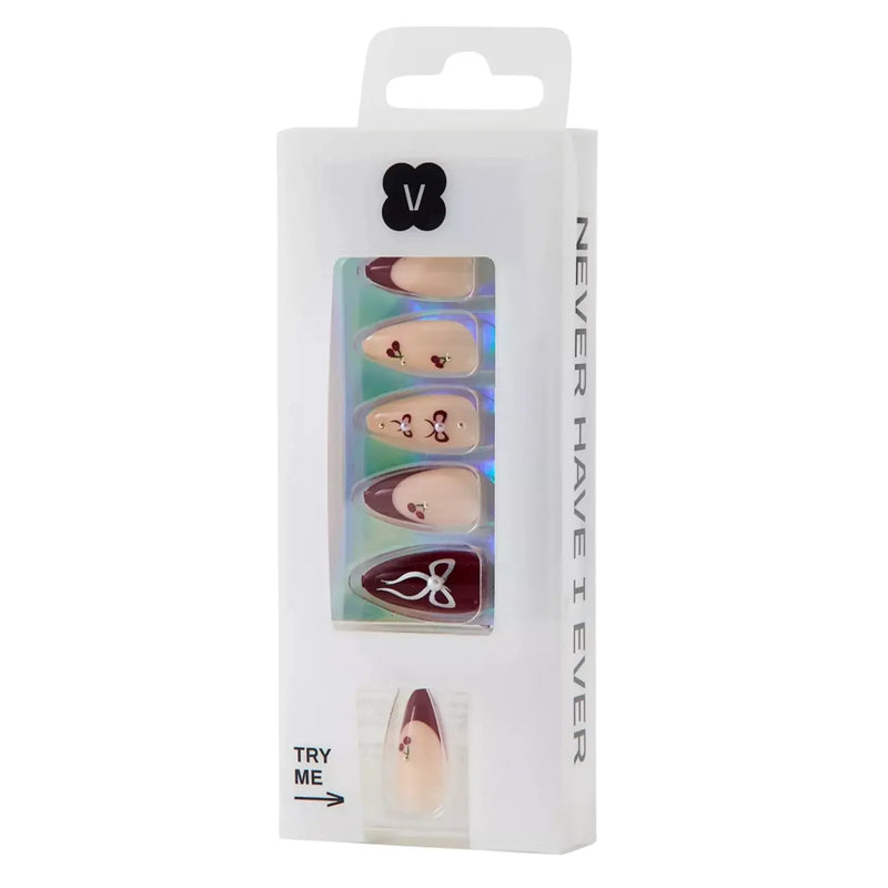 Never Have I Ever Press-On Nails Cherry Cola