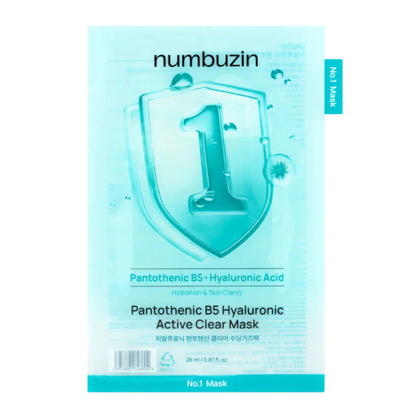 Numbuzin No.1 Pantothenic B5 Hyaluronic Active Clear Mask