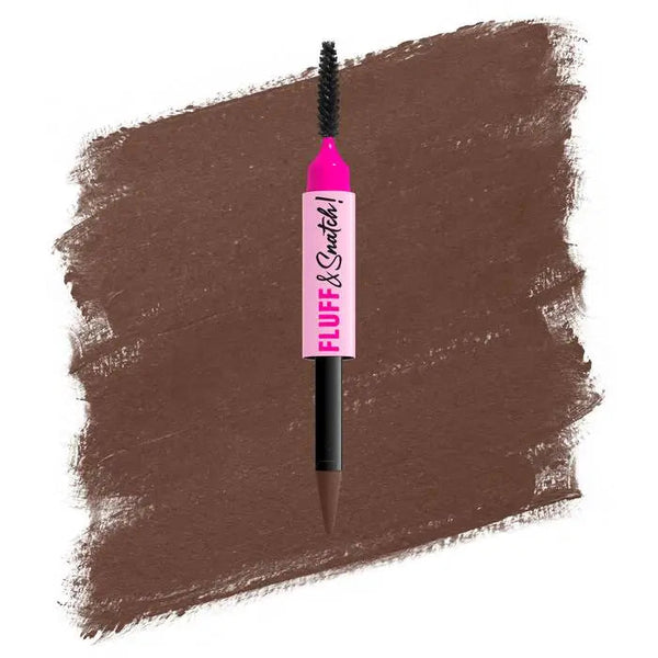 NYX Professional Makeup Fluff N Snatch Powder Pen Cool Ash Brown, wenkbrauwpen met cream-to-powder formule