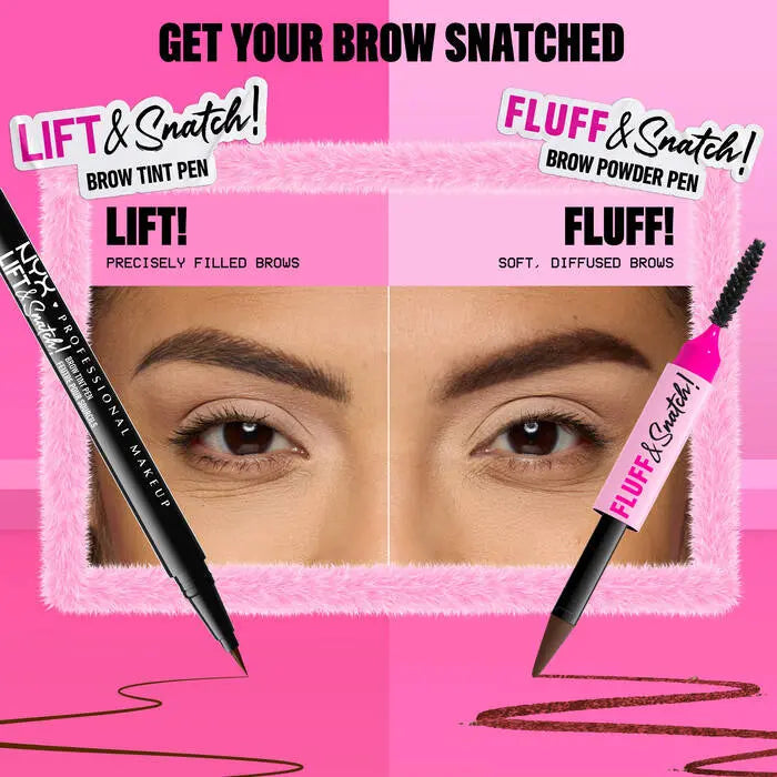 NYX Professional Makeup Fluff N Snatch Powder Pen Rich Auburn, wenkbrauwpen voor fluffy wenkbrauwen
