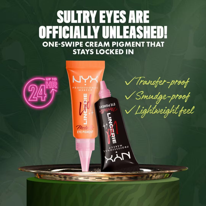 NYX Professional Makeup Lid Lingerie Eye Pigment Pumpkin Vice 3