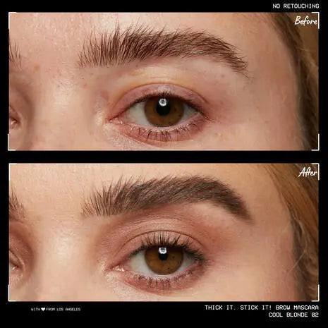 NYX Professional Makeup Thick It. Stick It! Brow Gel 06 Brunette, getinte wenkbrauwgel, foto 4 van 4