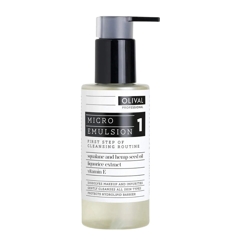 Olival Microemulsion For The First Step Of Facial Cleansing