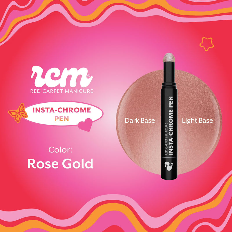 Red Carpet Manicure Insta-Chrome Pen Rose Gold