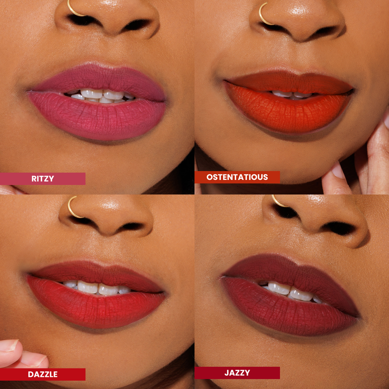 Rude Cosmetics Roaring 20's Matte Lipstick Lavish, matte lipstick in een diepe tint, foto 3 van 6