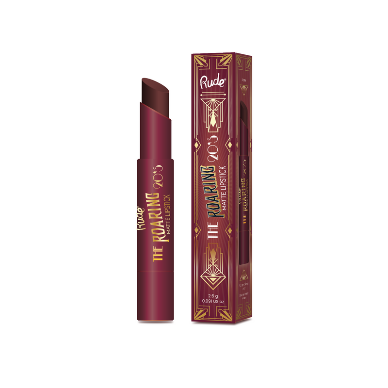 Rude Cosmetics Roaring 20's Matte Lipstick Provocative, matte lipstick met intense kleur.