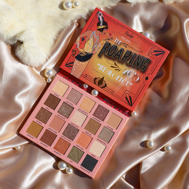 Rude Cosmetics The Roaring 20's Eyeshadow Palette Indulgence, oogschaduwpalette met 9 tinten, foto 2 van 4