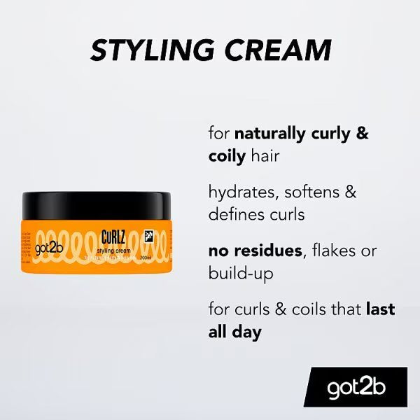 Schwarzkopf Got2b Curlz Styling Cream 4