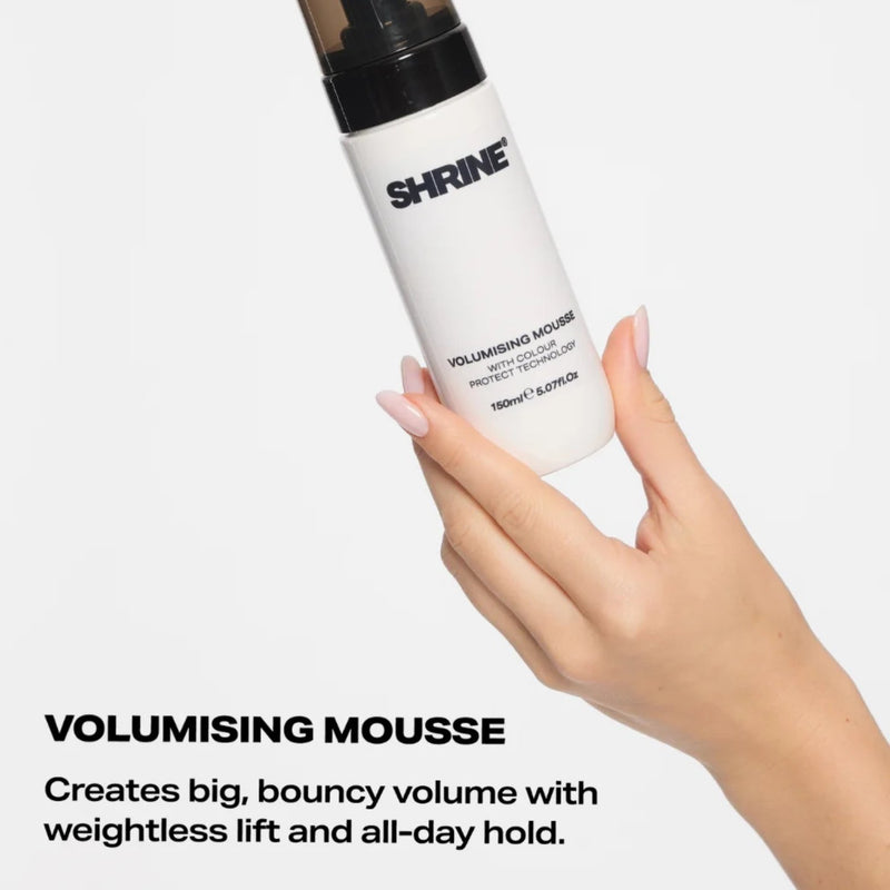 Shrine Volumising Mousse, haarmousse voor volume en kleurbehoud, foto 3 van 6