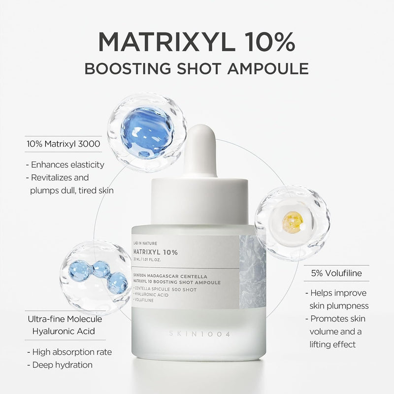 SKIN1004 Madagascar Centella Matrixyl 10 Boosting Shot Ampoule 9 Ml