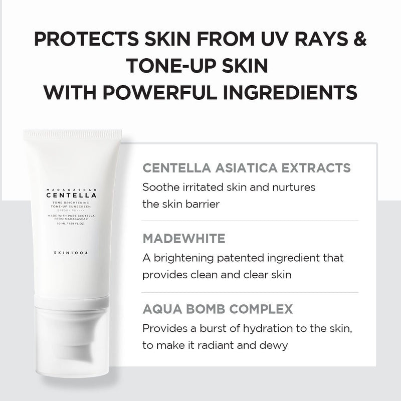 SKIN1004 Madagascar Centella Tone Brightening Tone Up Sunscreen