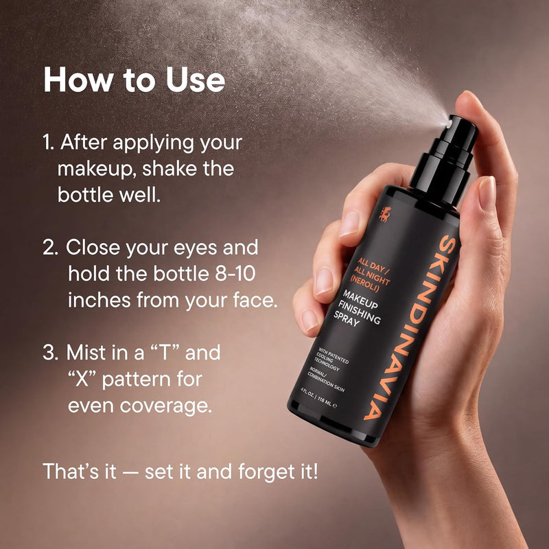 Skindinavia All Day/all Night Makeup Finishing Spray Neroli 59 ml.