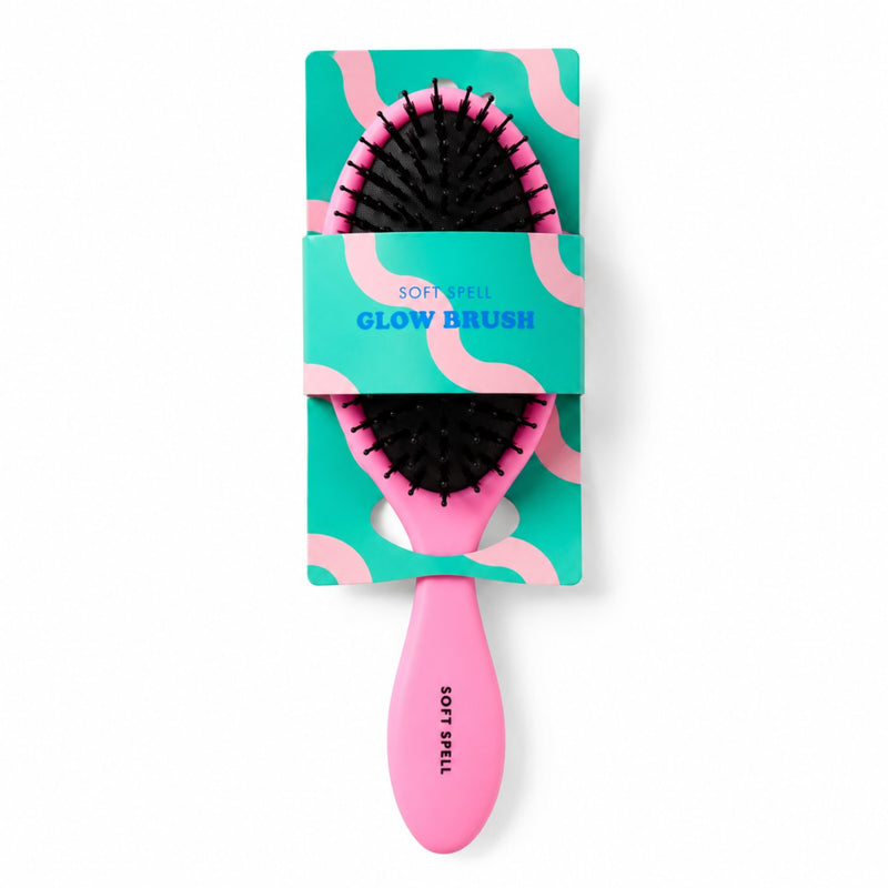 Soft Spell Glow Brush Pink, haarborstel voor glanzend haar