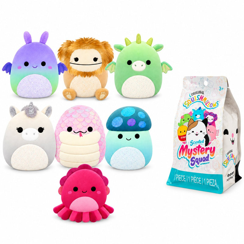 Squishmallows Little Plush 12,5 Cm Scented Mystery Bag, geurende pluchen knuffel in verrassingszak