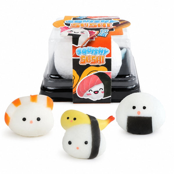 Kawaii Sushi Squishy 5 cm van Boozyshop, zachte squishy om in te knijpen