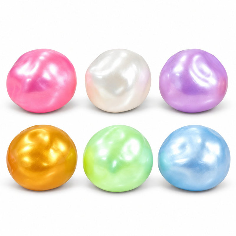 Squishy Mystery Pearl Coconut Oil Ball Squishy, zacht stressballetje