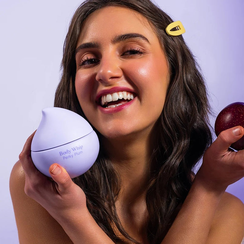 Sundae Body Whips Perky Plum, luchtige body butter met pruimengeur
