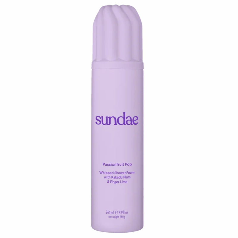 Sundae Whipped Shower Foam Passionfruit Pop, luchtige doucheschuim met passievrucht