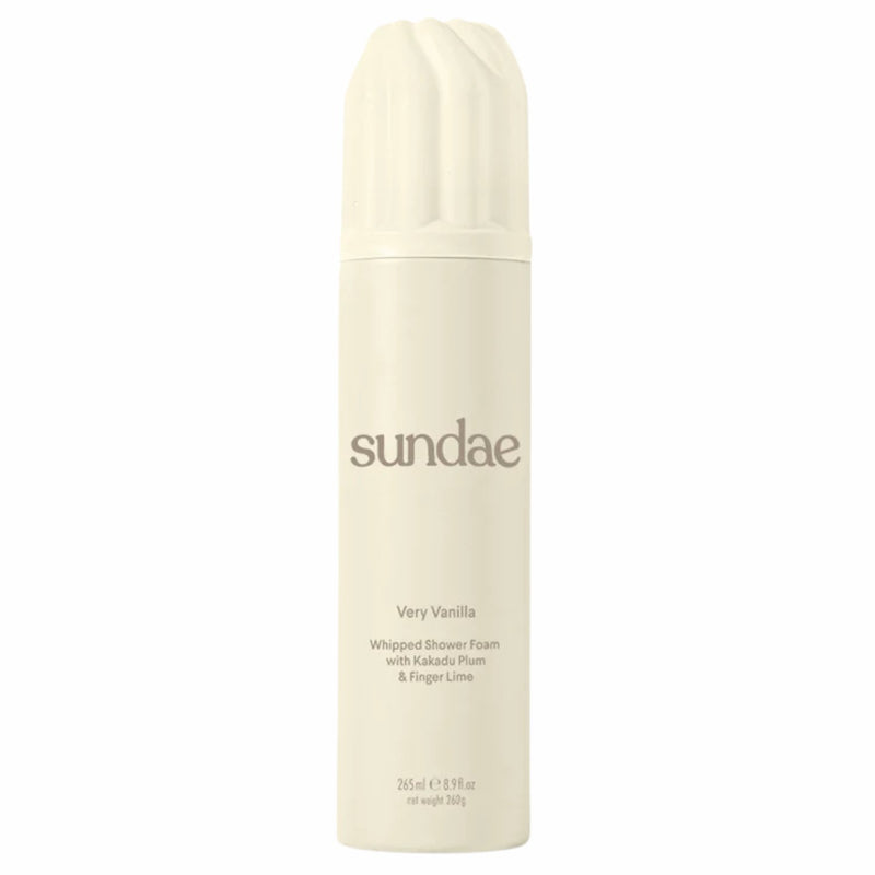 Sundae Whipped Shower Foam Very Vanilla, luchtige body wash met vanillegeur