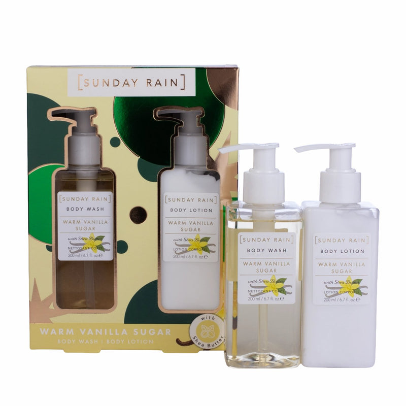 Sunday Rain Warm Vanilla Sugar Body Duo