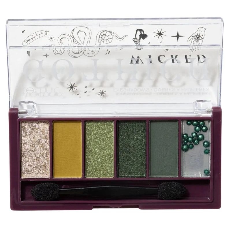 Technic Gothica 6 Pan Eyeshadow Palette Wicked