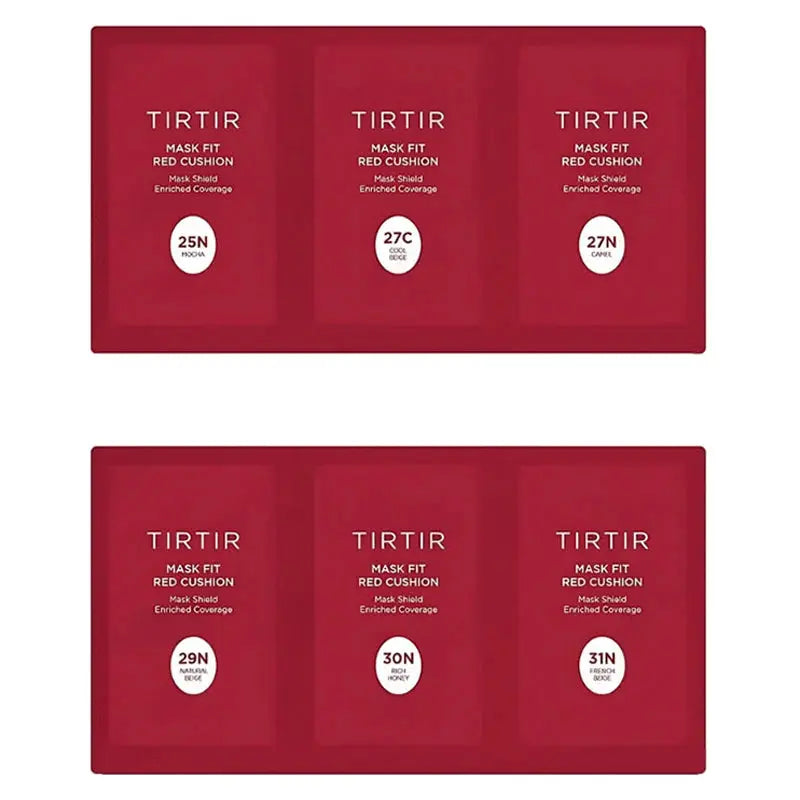 TIRTIR Mask Fit Red Cushion 6 Shade Trial Kit