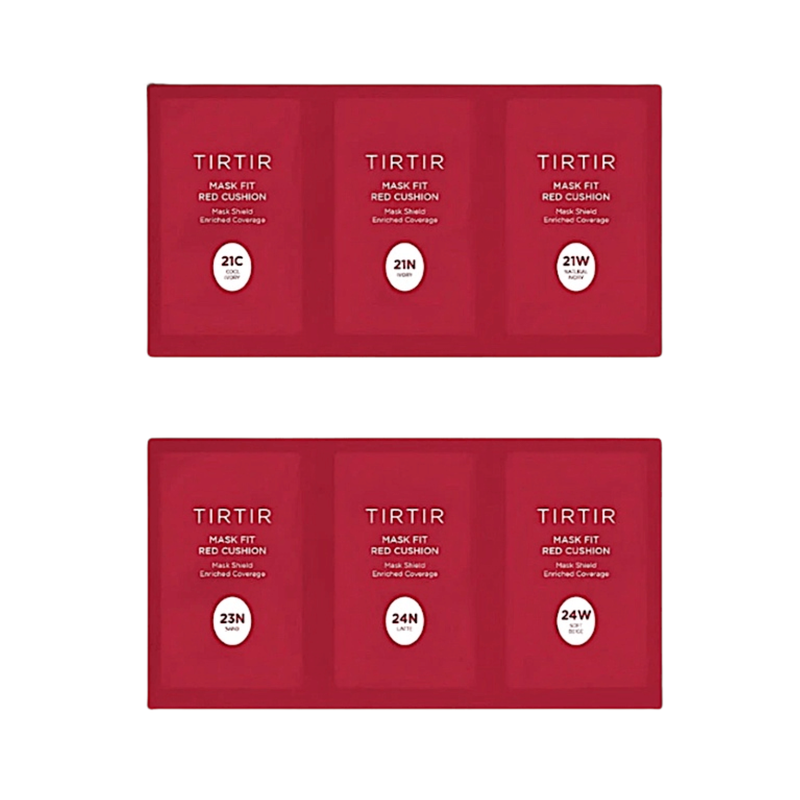 TIRTIR Mask Fit Red Cushion 6 Shade Trial Kit